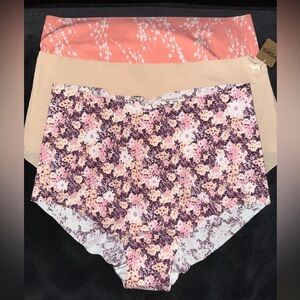 Set of 3 Victoria Secret Pink Panties Size L